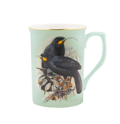 Huia Bird of NZ Ceramic Mug