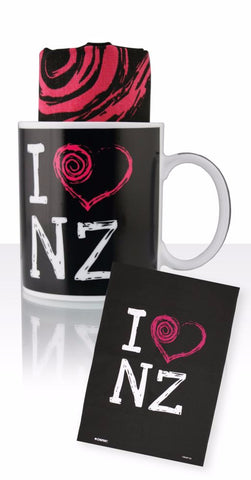 I heart NZ Ceramic Mug & Tea Towel
