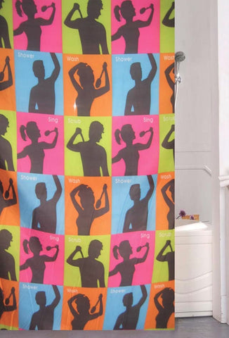 Icons Shower Curtain