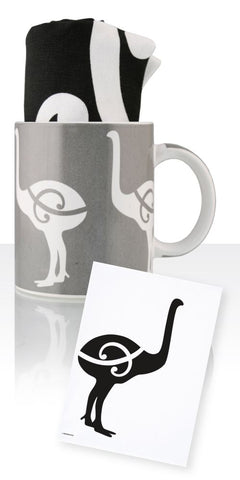 Moa Ceramic Mug & Tea Towel