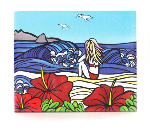 Sarah C Art Blocks : Girl and Surf