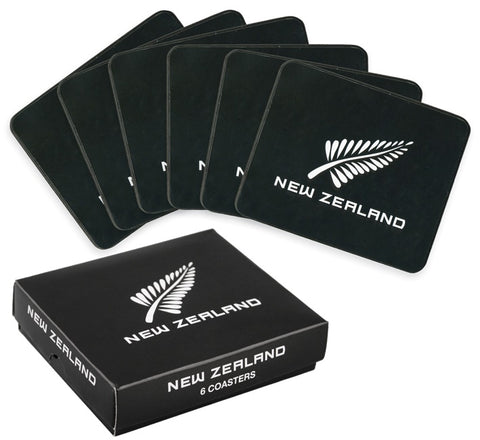 Sports Fern NZ Coaster Set