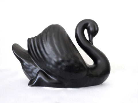 Retro Lynn Swan Vase - Large - Black