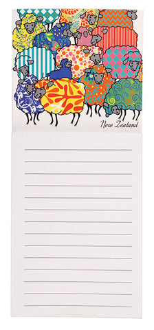 Psychedelic Sheep Magnetic Notepad