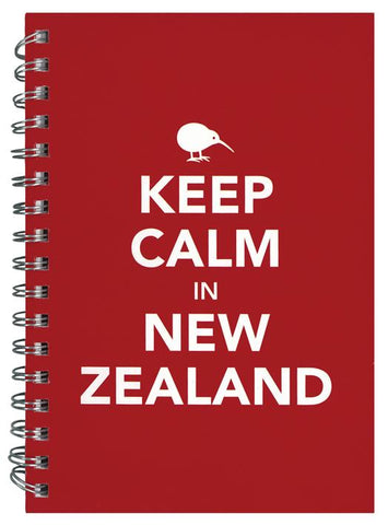 Keep Calm in New Zealand Spiral Notebook