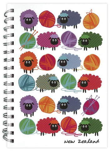 Woolly Brights Spiral Notebook