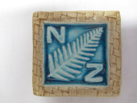 Ceramic Memory Tile: NZ Fern