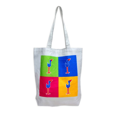 Pukeko Pop Art Tote Bag