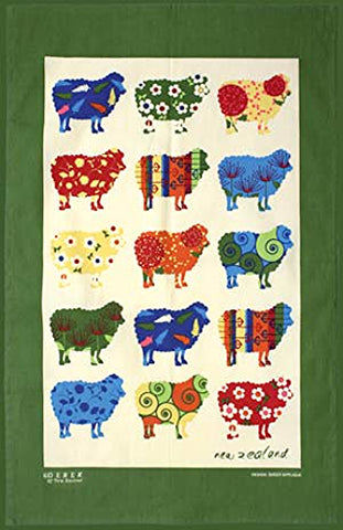 Sheep Appliqué Tea Towel