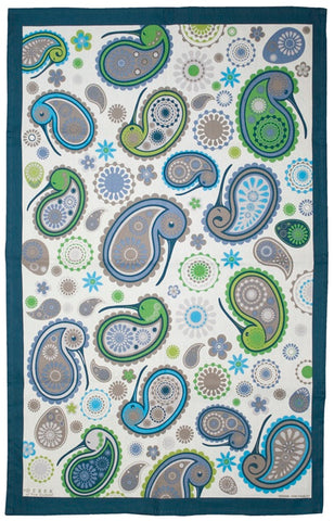 Paisley Kiwi Tea Towel