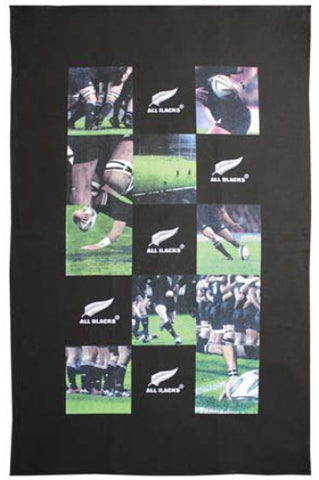 All Blacks Photo Montage Tea Towel